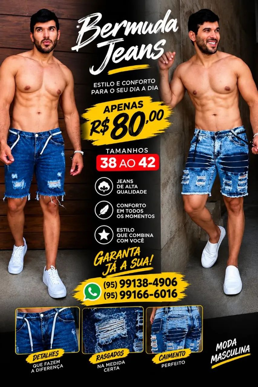 Bermuda jeans 