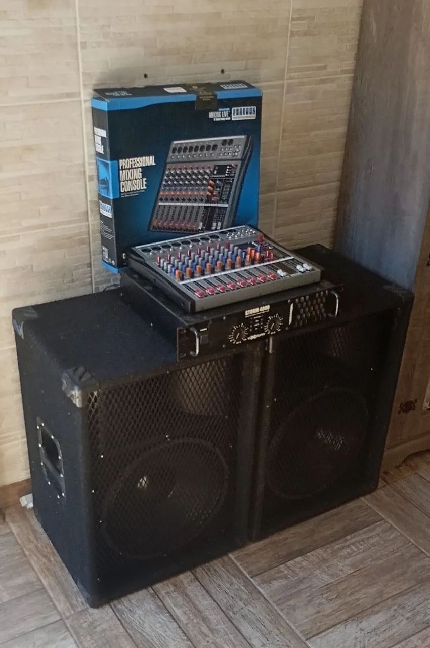 Som profissional para igrejas...djs..bares..