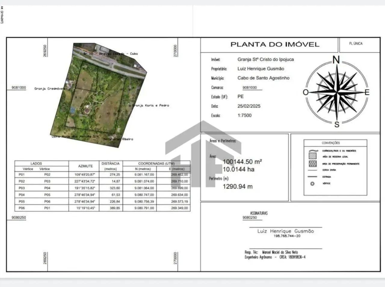 Terreno de 16.300m² à venda, localizado na BR 101, Cabo de Santo Agostinho - Pernambuco. - Foto 6