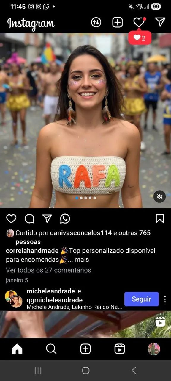 Top de crochê  - Foto 3