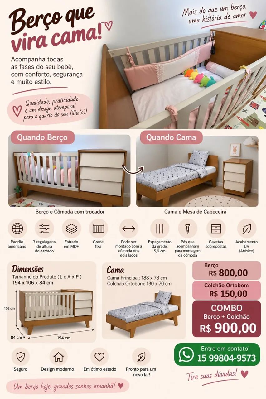 Berço Cama