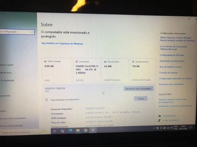 Notebook Lenovo Core i3 - Pronto para uso - Foto 4