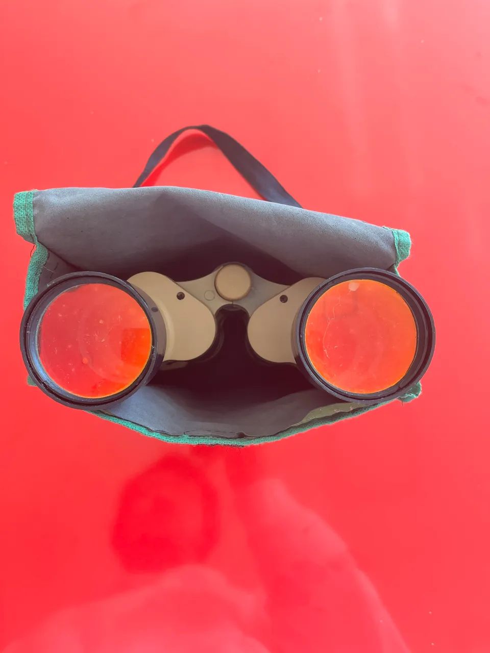 Binóculo 10x50 Estilo Militar com Bolsa Camuflada - Funcionando Perfeitamente - Foto 2