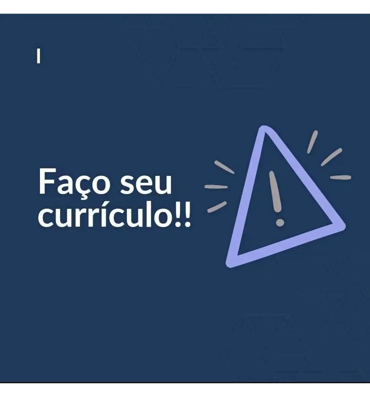 Elaboro Currículos Profissionais!!