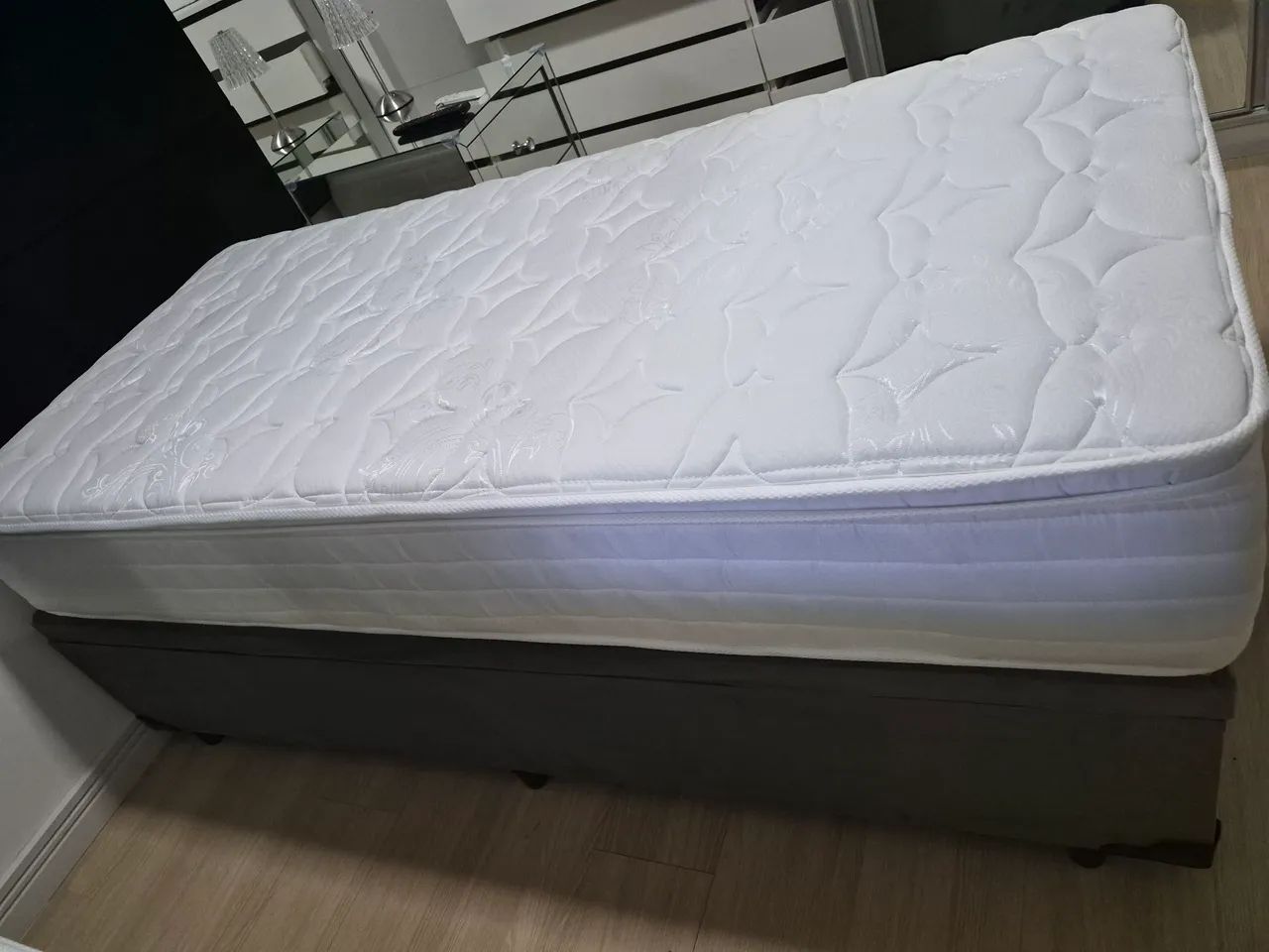 Cama bau box com colchão solteiro  - Foto 2