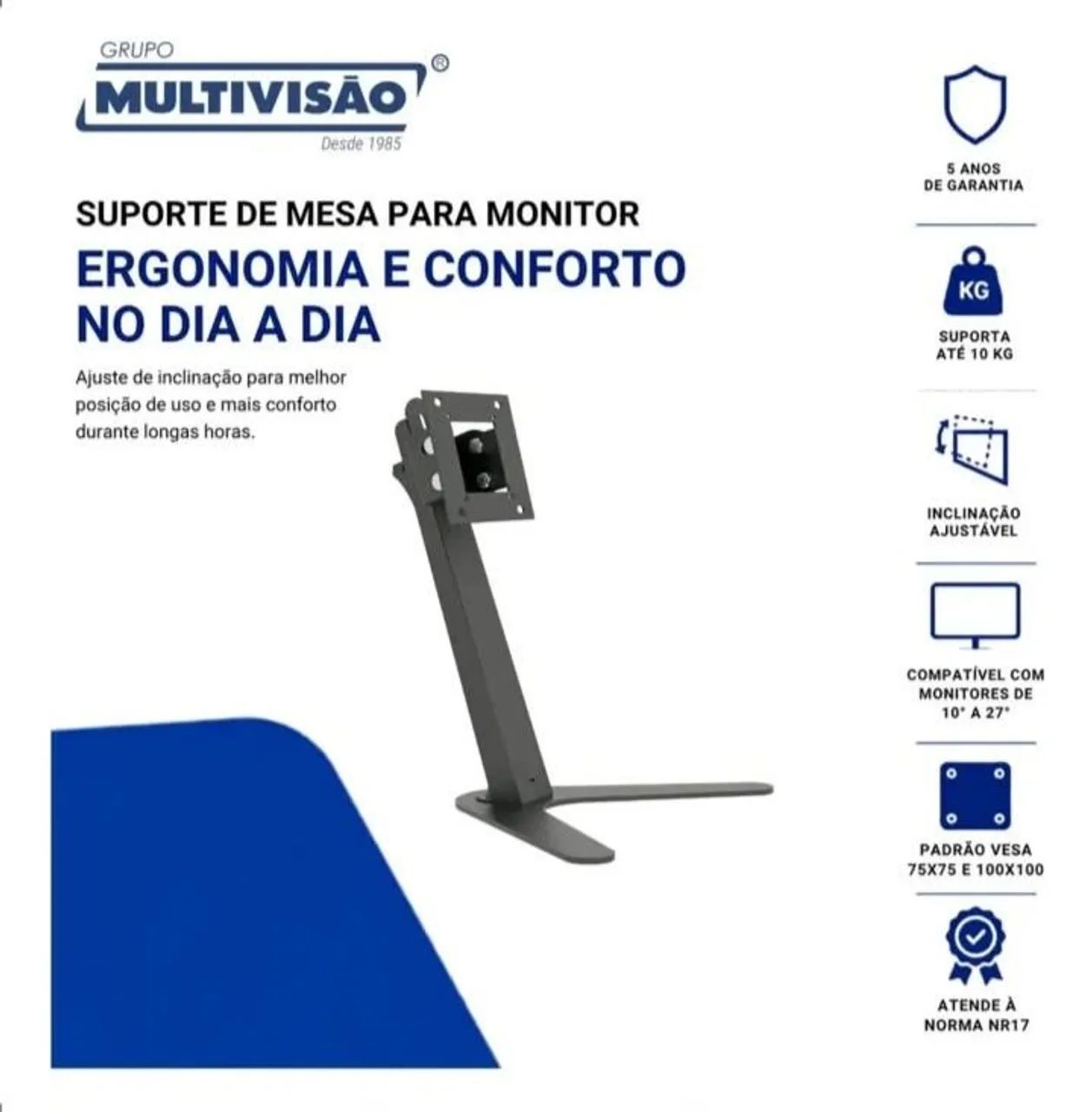 Suporte para Monitor 10-32' polegadas Marca Multivisão  - Foto 4