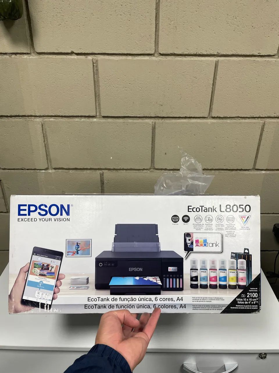 Impressora Epson EcoTank L8050 - Foto 3