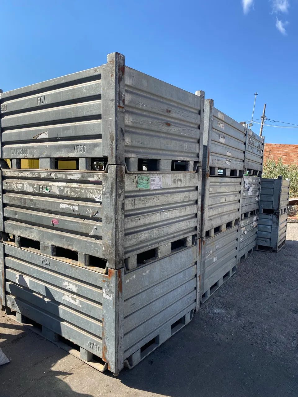 Caixas de aço galvanizado 