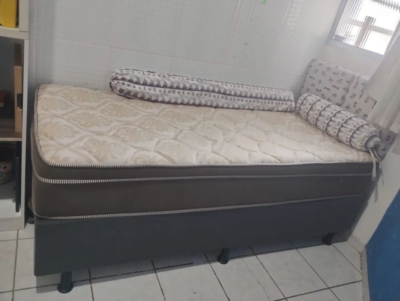 Cama solteirão molas ensacadas - Foto 3