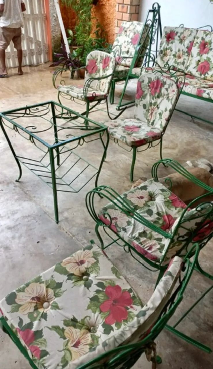Conjunto de ferro para jardim - Foto 2