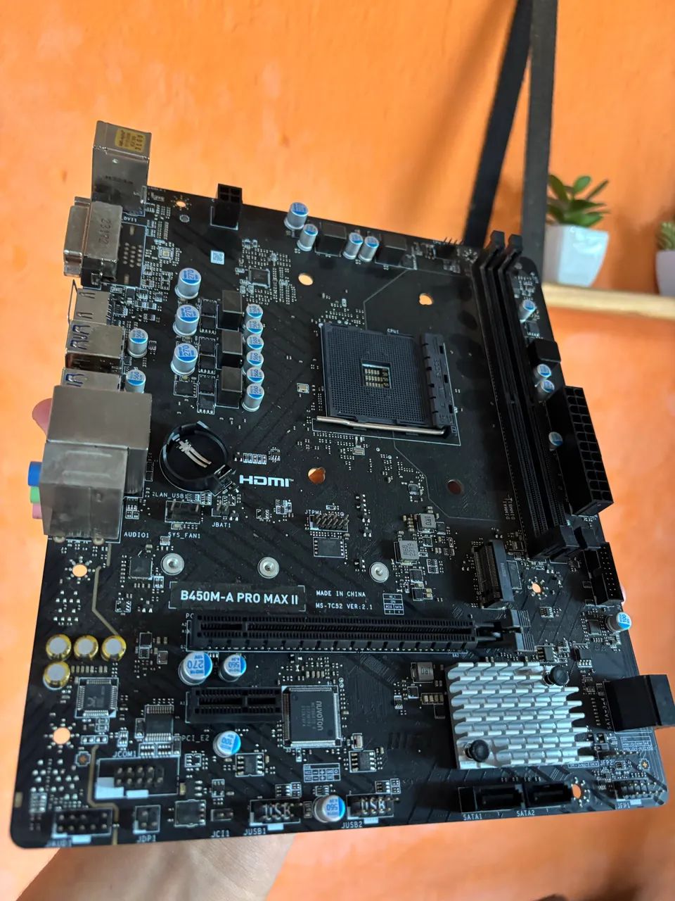 PLACA MÃE MSI B450m PRO MAX II