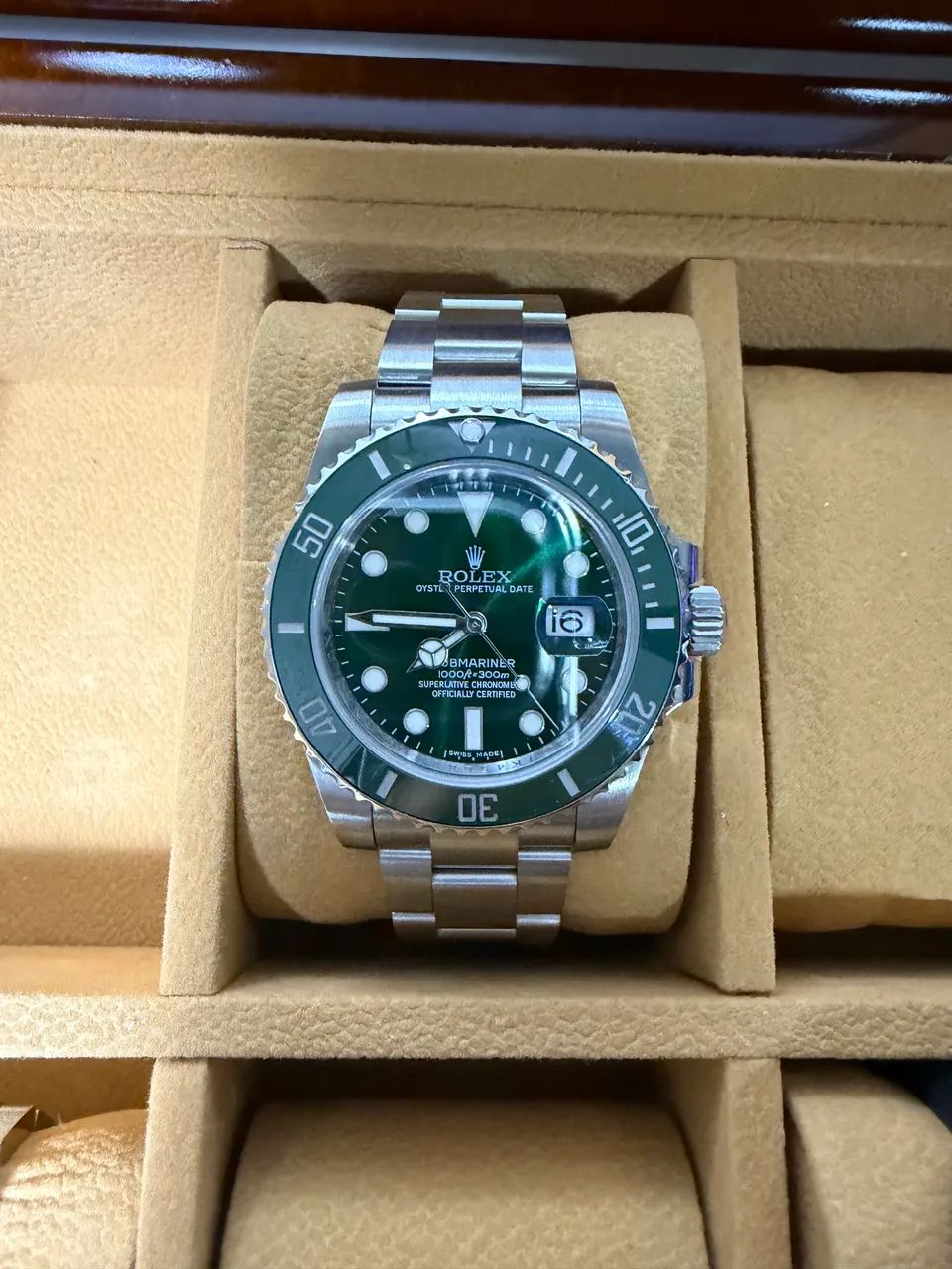 Super Clone Rolex Submariner Hulk 116610LV - Foto 3