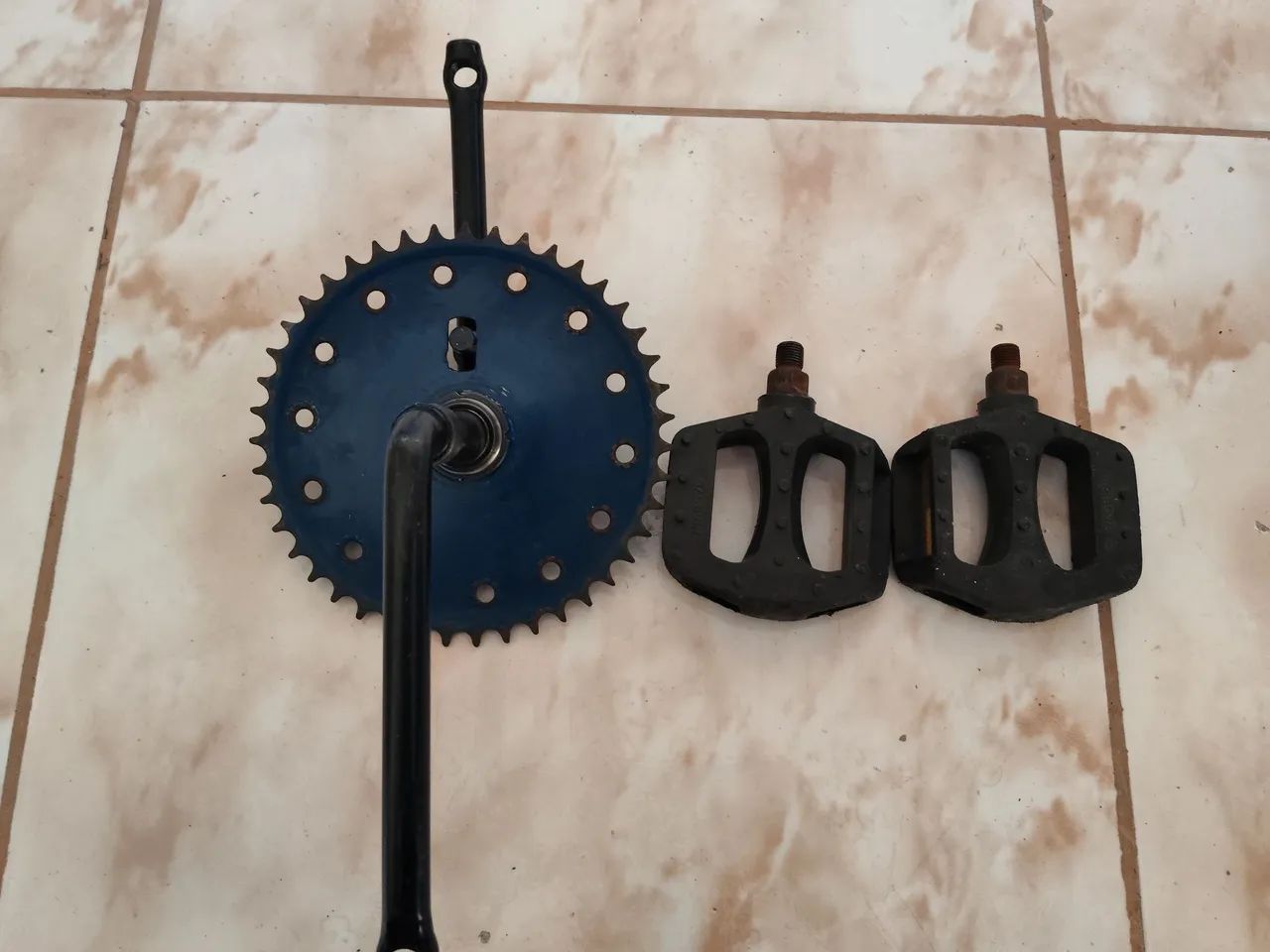 Pedivela+coroa+pedal - Foto 2