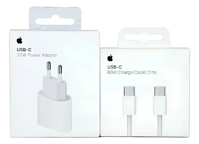 Kit Apple Original 20W + Cabo USB-C 1m