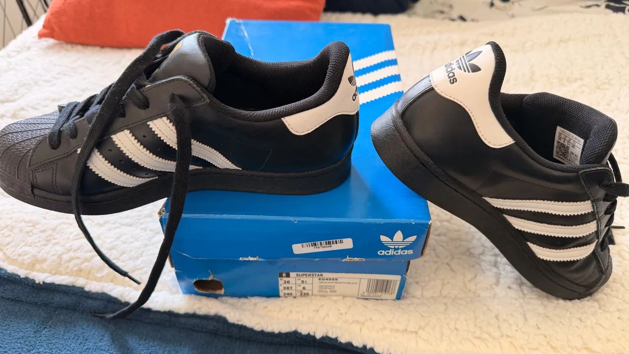 Tênis Adidas superstar nº36 - Foto 4