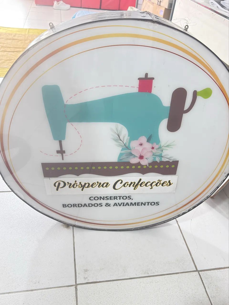 Vendo Placa Luminosa para Loja