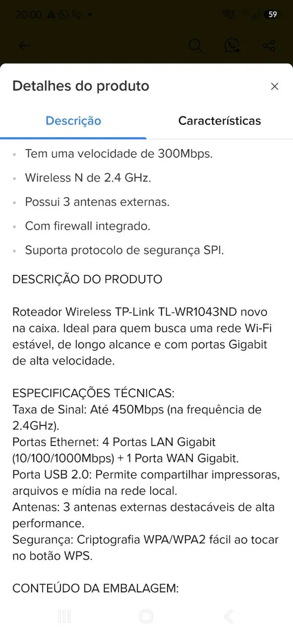 Roteador TP-LINK  - Foto 4