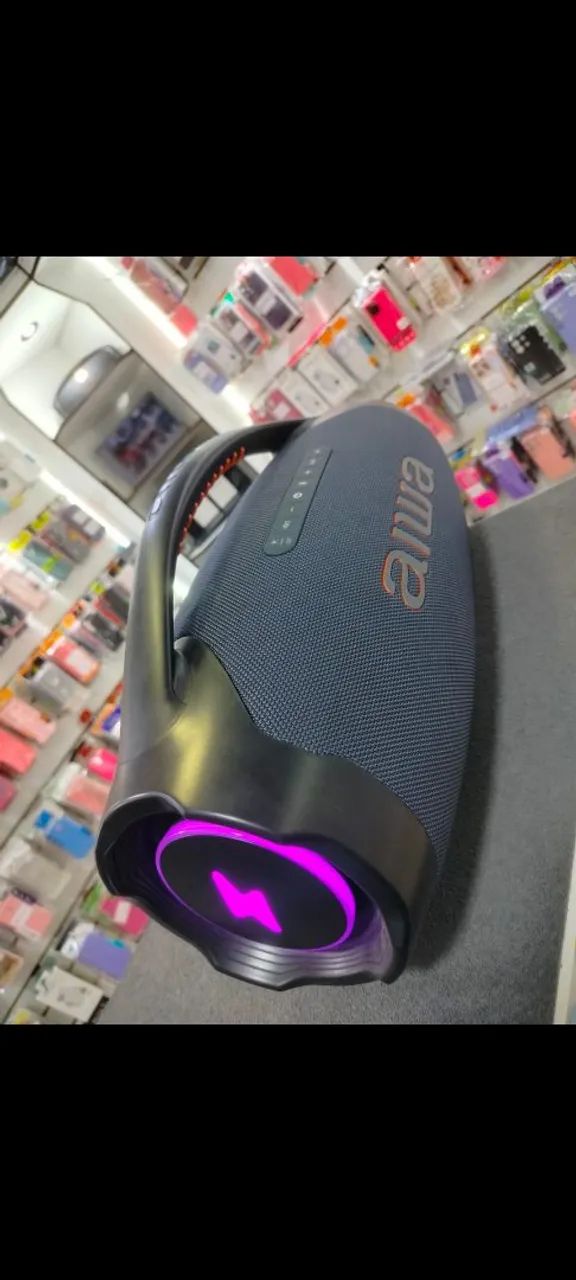 Caixa de som boombox plus waiva