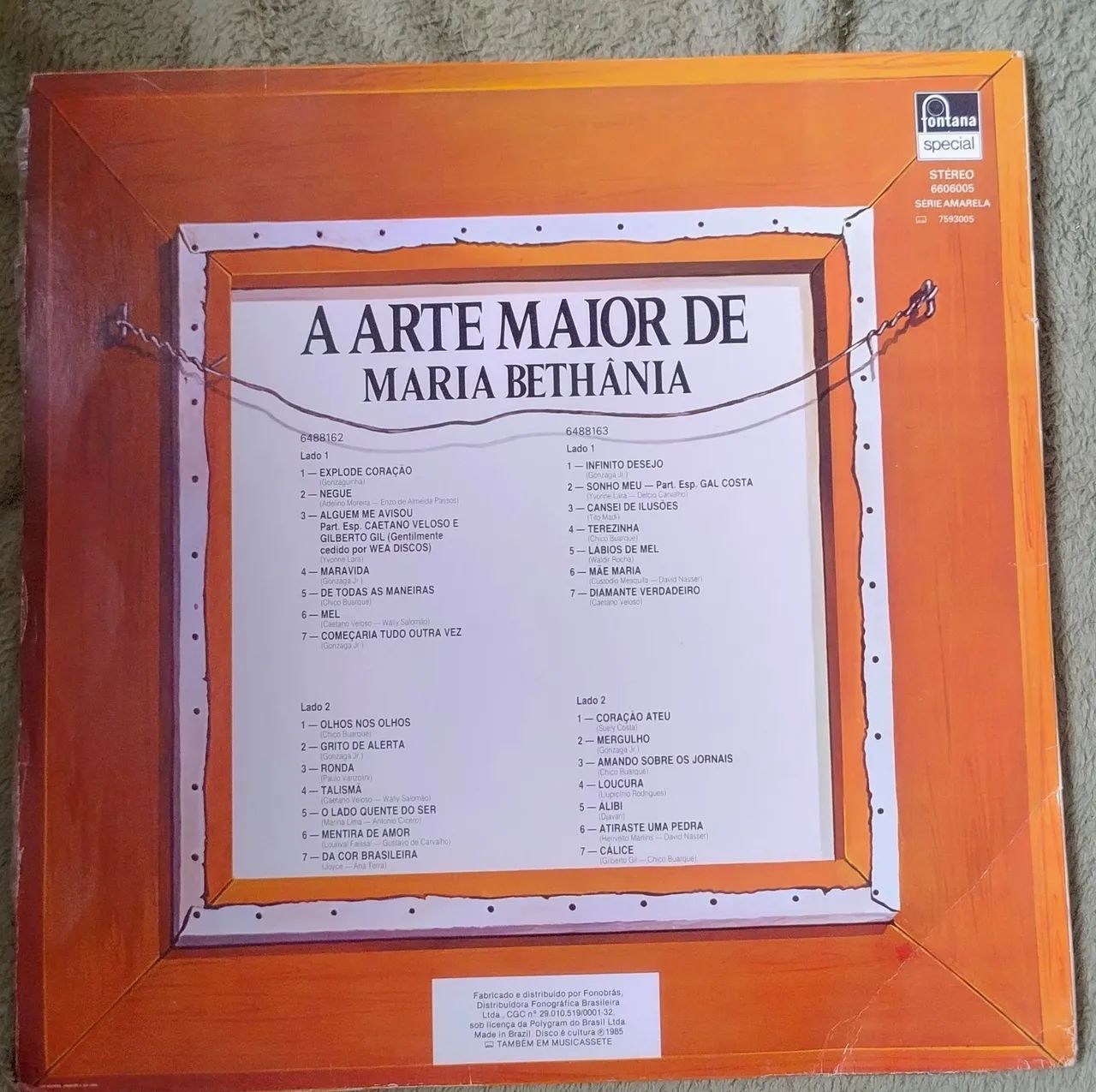 Disco A Arte Maior de Maria Bethânia - Duplo - Foto 2