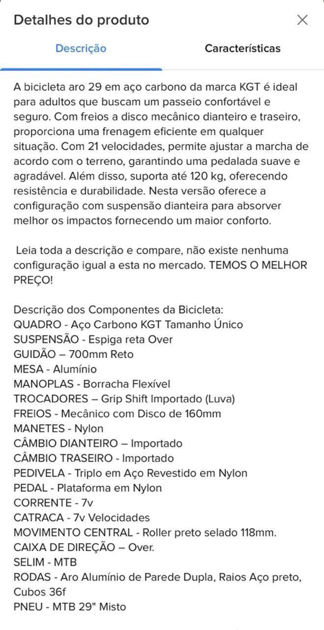 Bicicleta aro 29 - Foto 4
