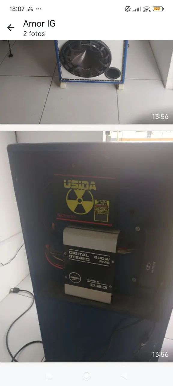 Caixa de som  profissional  - Foto 3