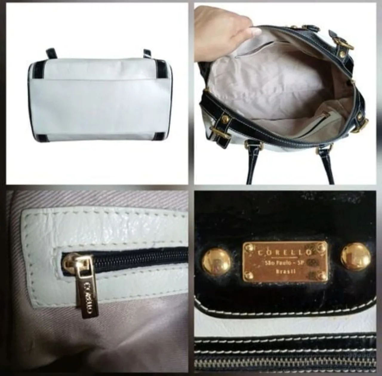 Bolsa baú corello original off white - Foto 5