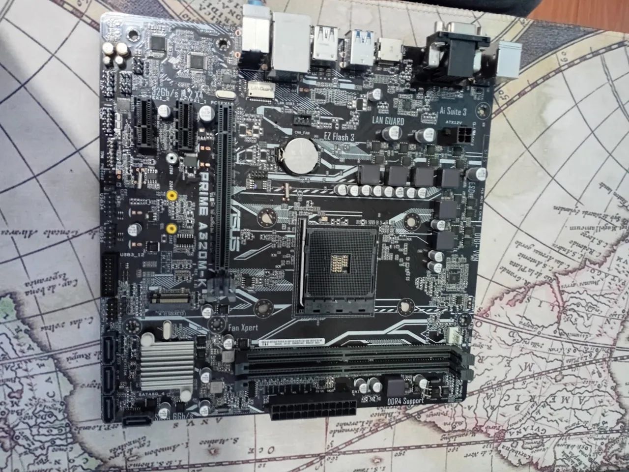 Placa mãe Asus Prime A320m-k BR USADA - Foto 4