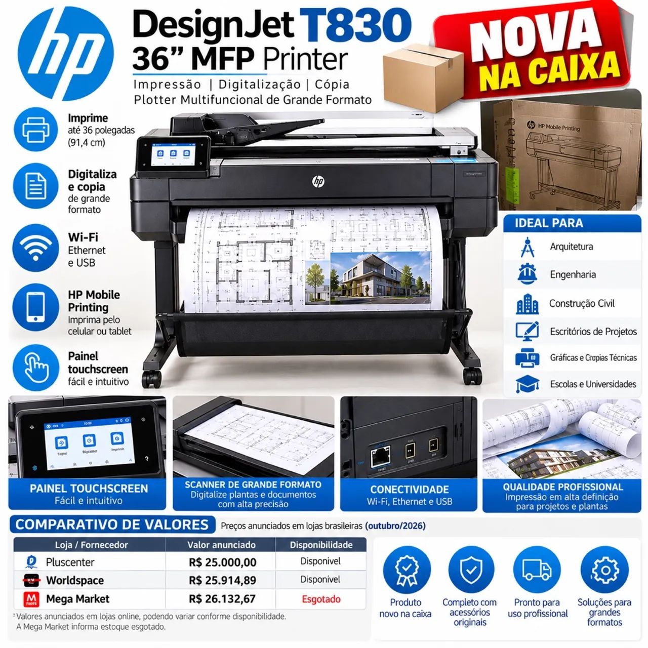 HP DesignJet T830 36? 