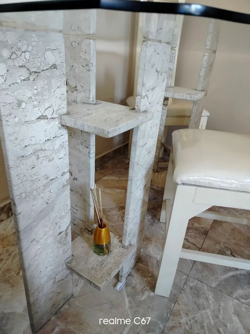 Mesa com base de mármore  - Foto 4