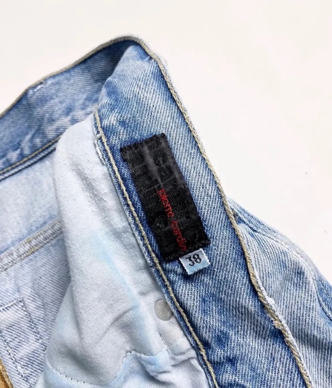 Calça Jeans Pierre Cardin original 42 - Foto 5
