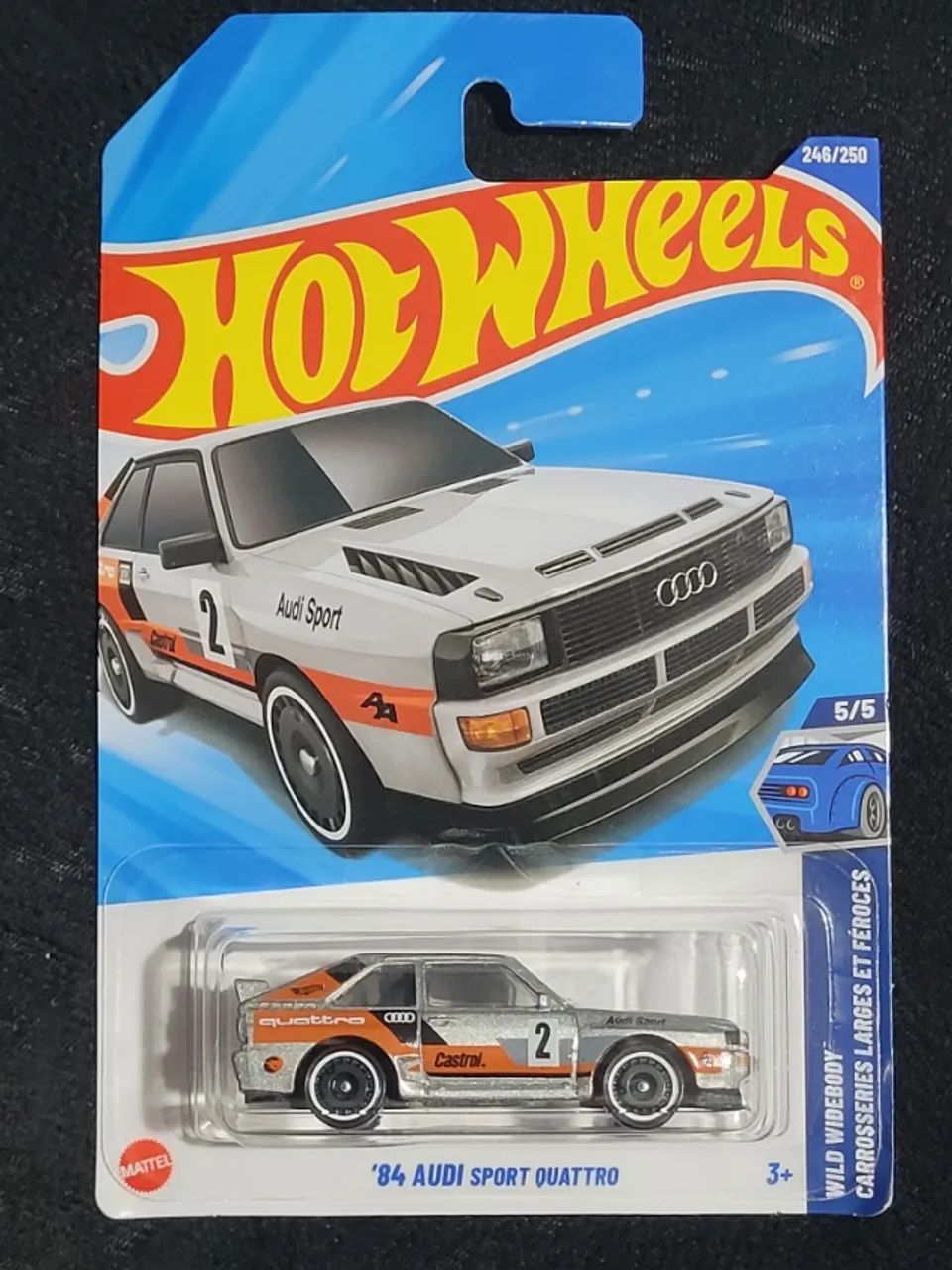 Hot Wheels 84 Audi Sport Quattro - Treasure Hunt T-Hunt TH 2025 - Lacrado