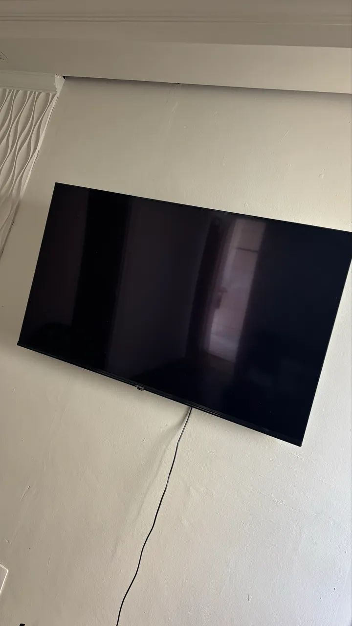 Tv smart 55 polegadas 4k tela infinita fininha - Foto 4