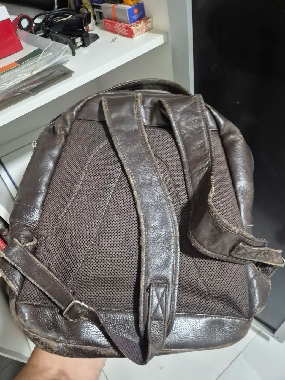Mochila Em Couro Legítimo - Foto 4