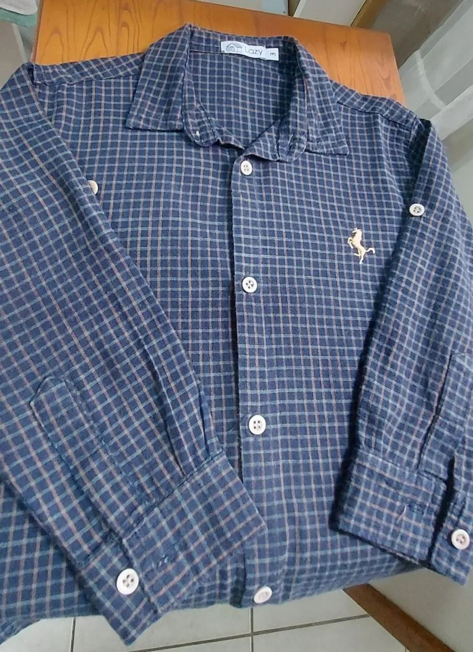 Camisa xadrez Tam 3 - Foto 2