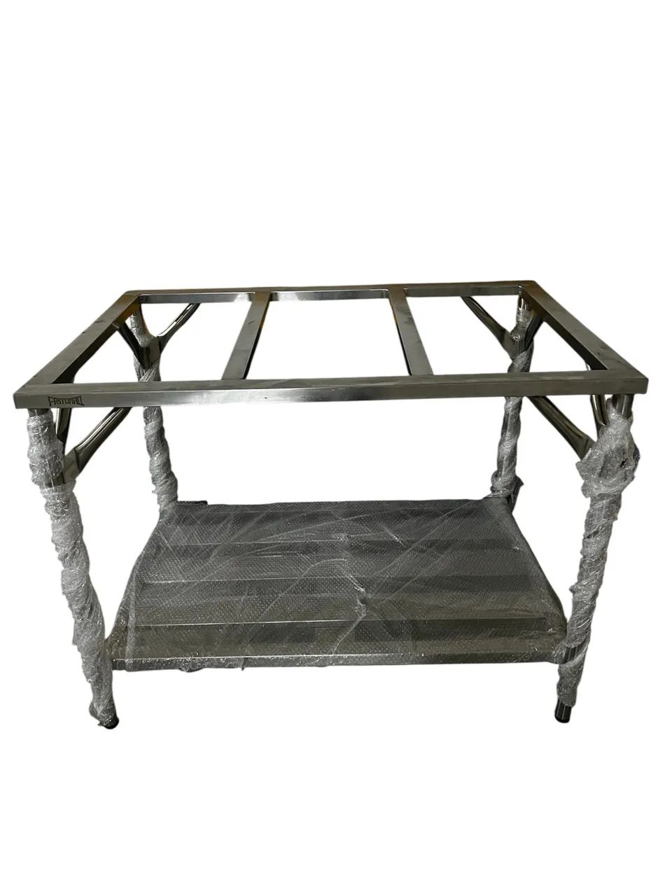 Mesa de inox 304 com prateleira reforçada com fundição Multinox