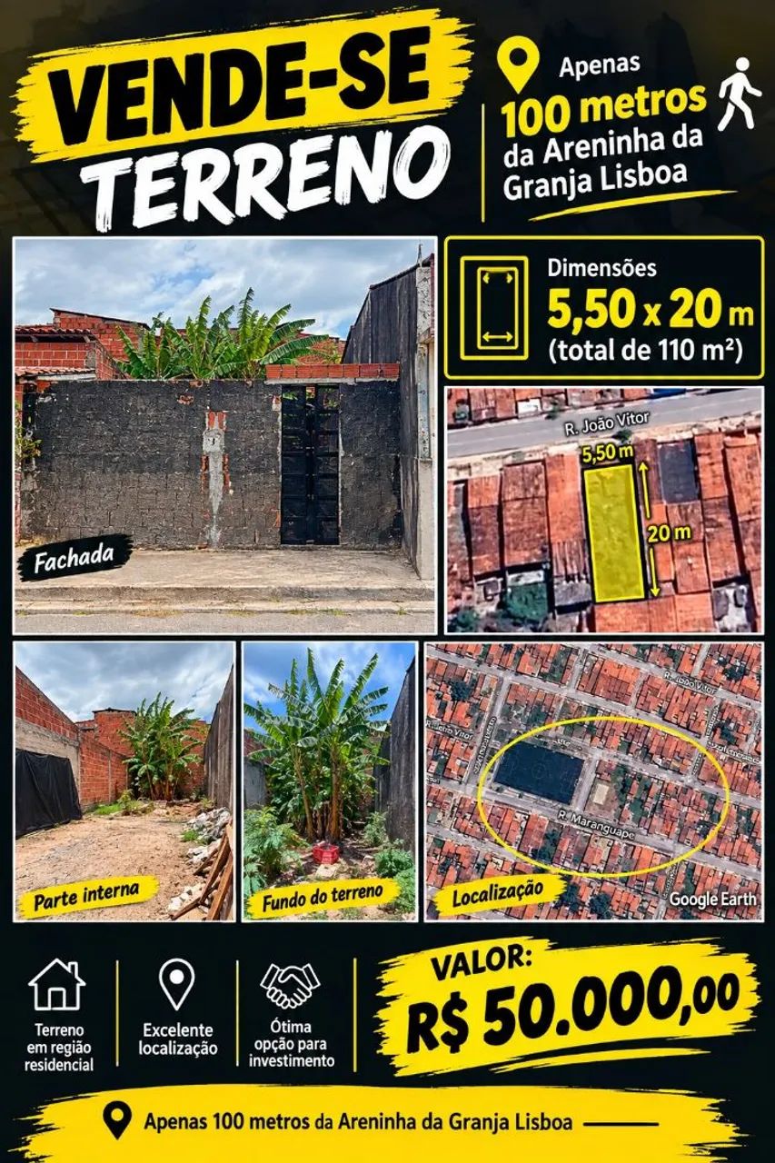 Terreno na Granja Lisboa 