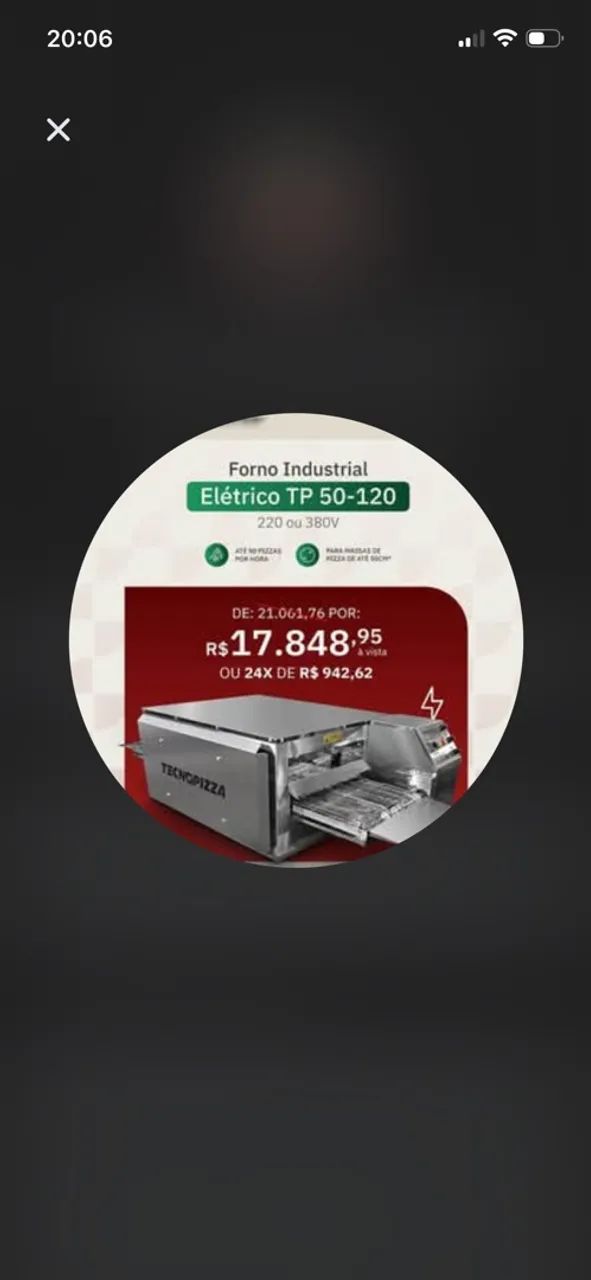 Forno de esteira  - Foto 2