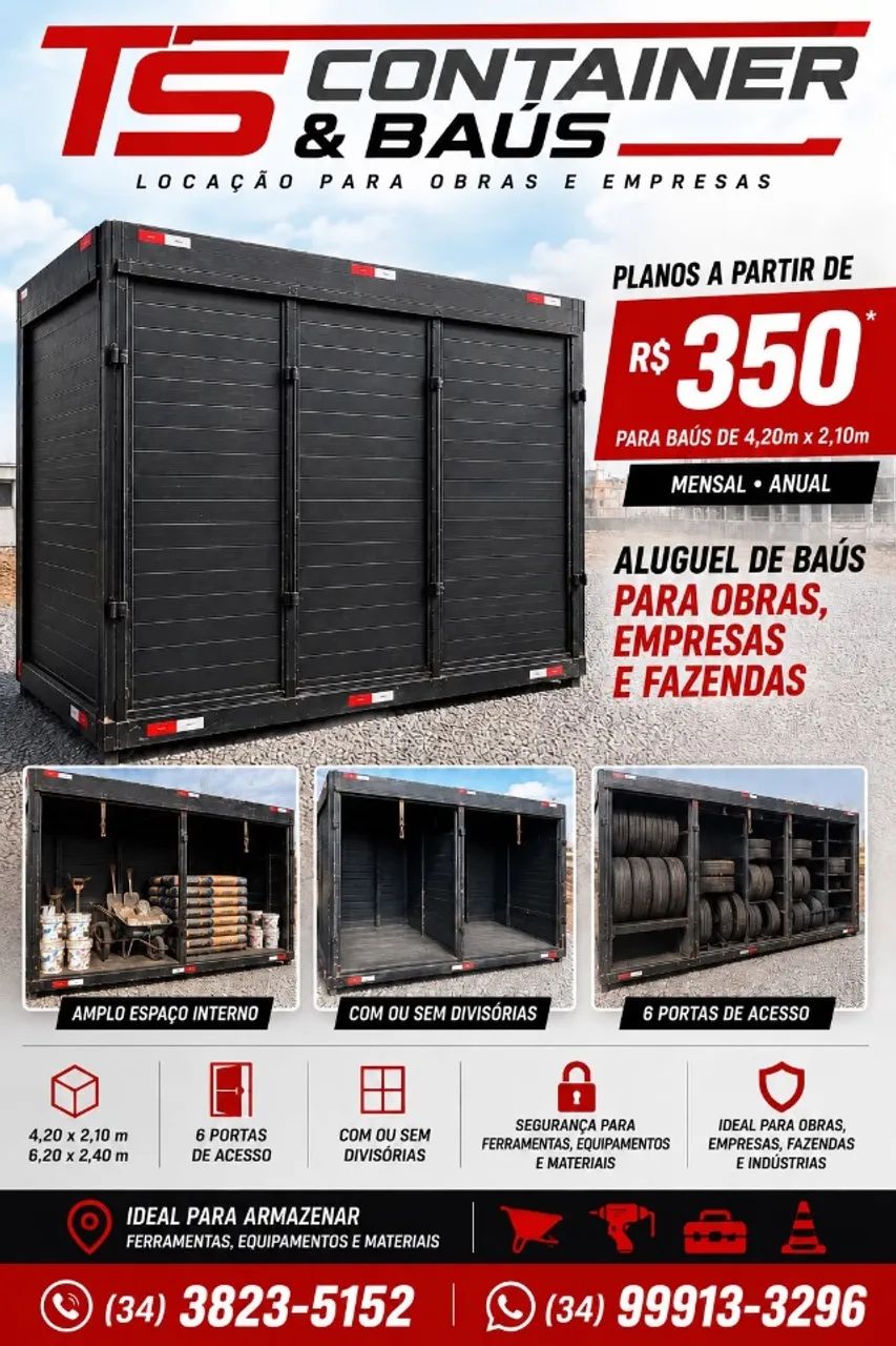 Bau Container para obras - Foto 2