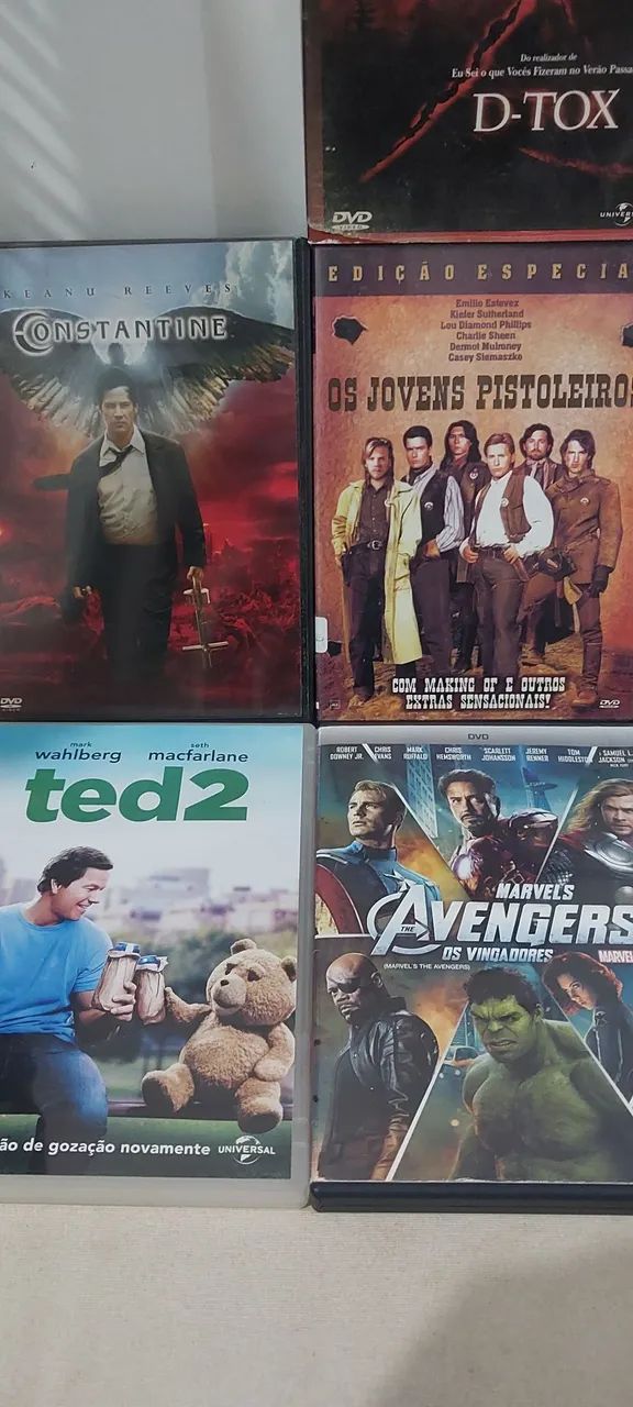 Kit 7 DVDs Originais - Filmes de Locadora - DESAPEGO - Foto 2