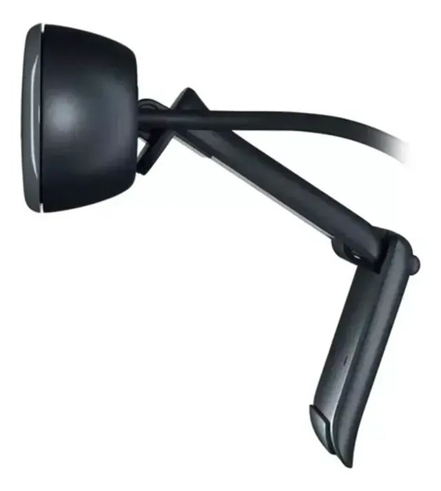 Webcam Logitech C270 Hd720 30fps Compatível Com Skype E Zoom Cor Cinza