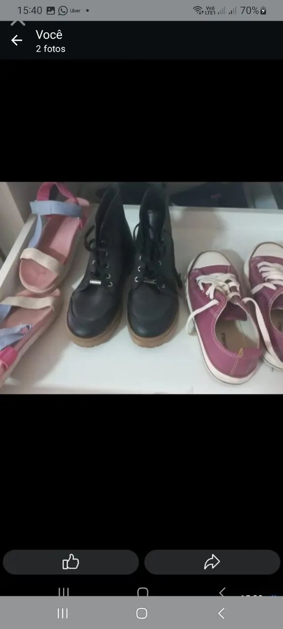 Sapatos infantins