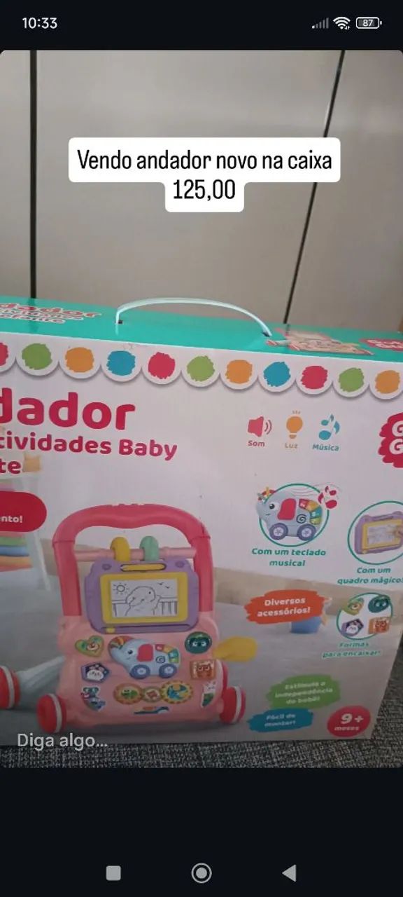 Cadeirinha de bebê e andador - Foto 3