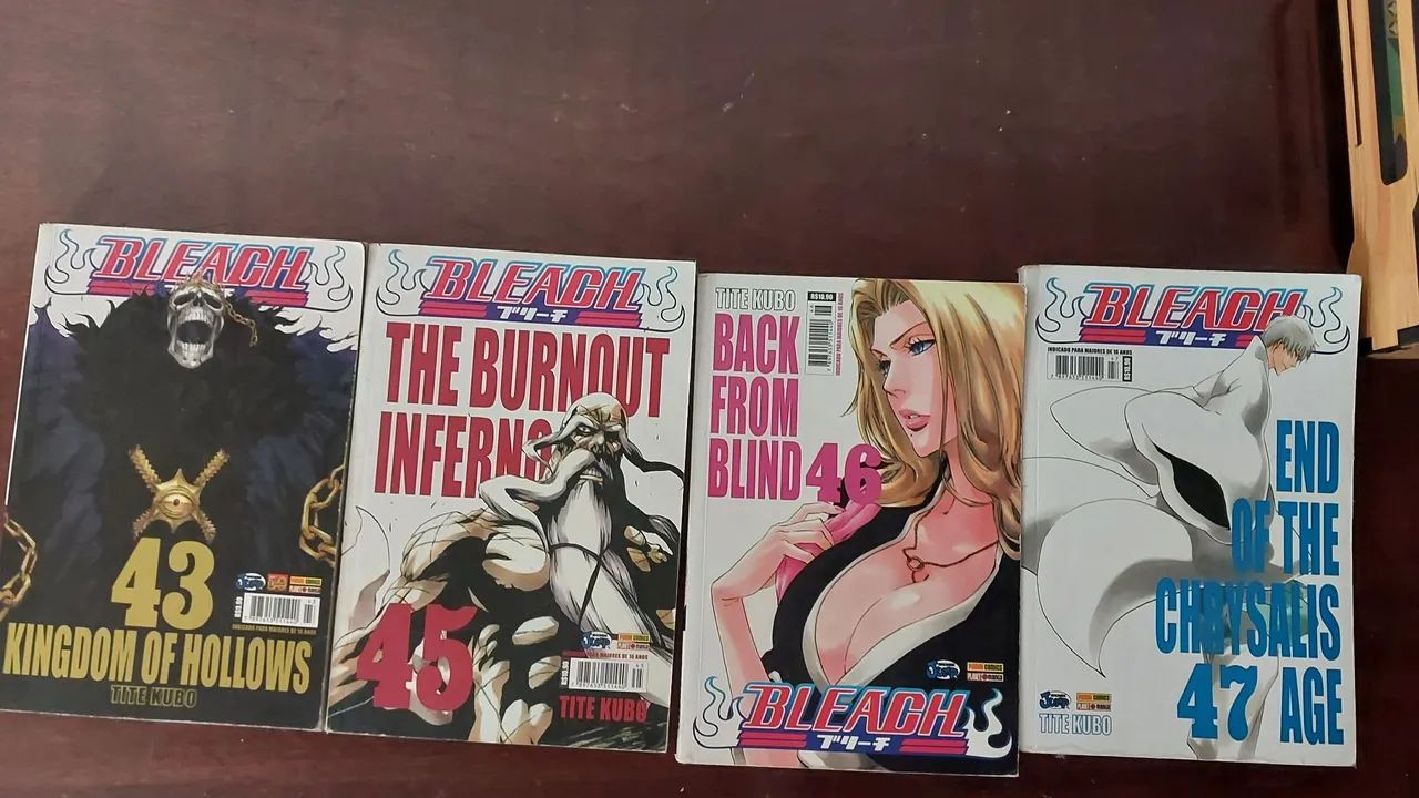 Mangá Bleach 43, 45 até 74 (73 japonês) - Foto 6