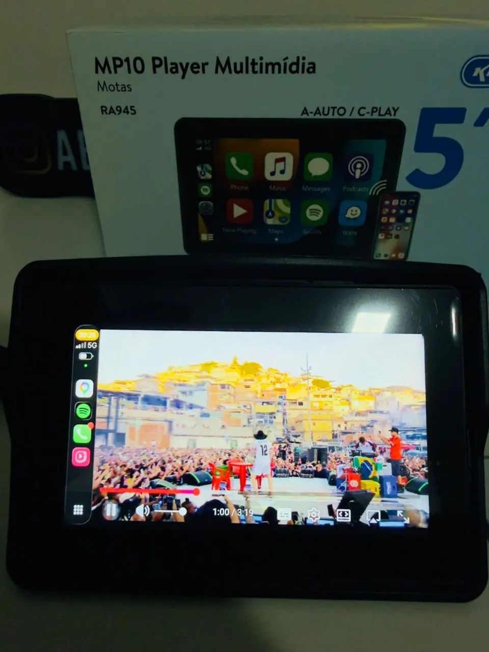 Multimídia para moto 5 polegadas  - Foto 4