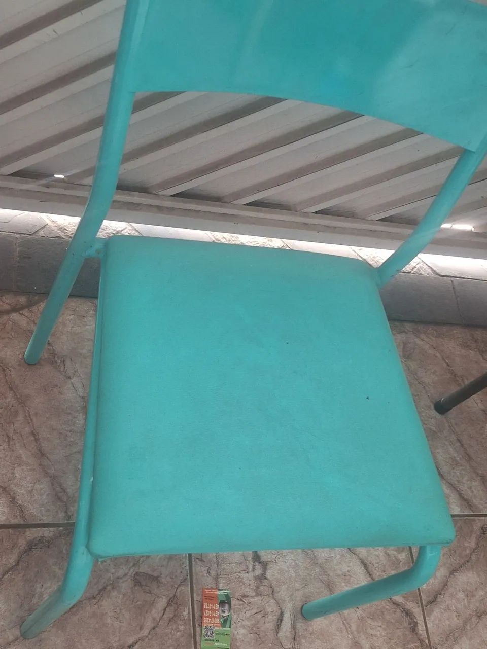 3 cadeiras verde da tok stok usada em bom estado.Cada uma ppor 60 reais.TENHO 3 - Foto 2