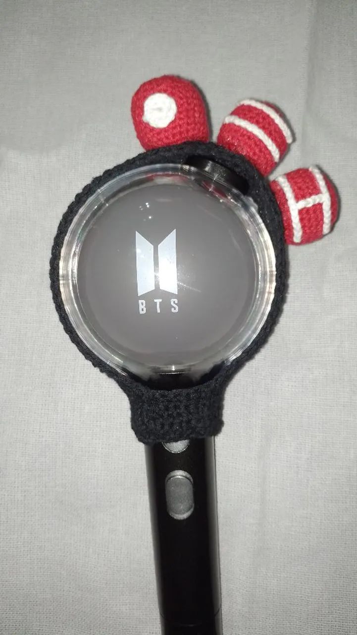Acessórios para army bomb BTS em crochê  - Foto 3