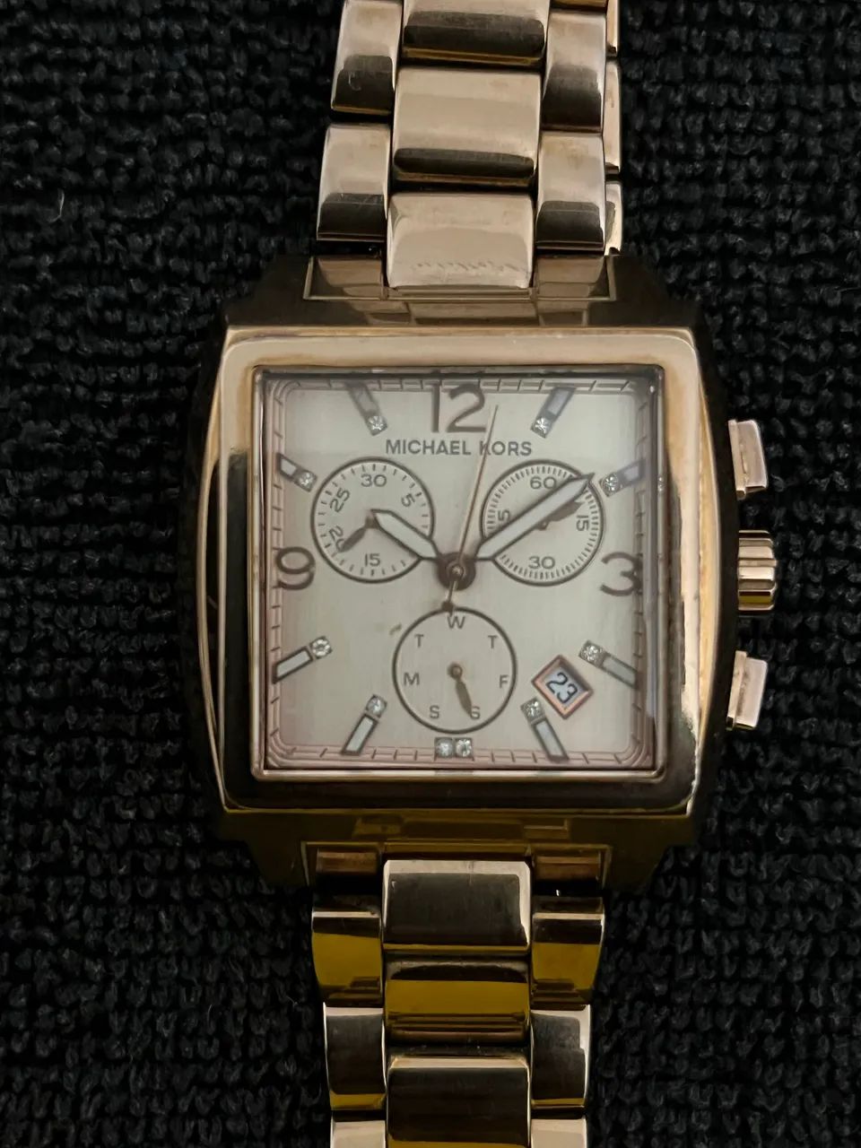 Relógio Michael Kors ouro rosa  - Foto 2