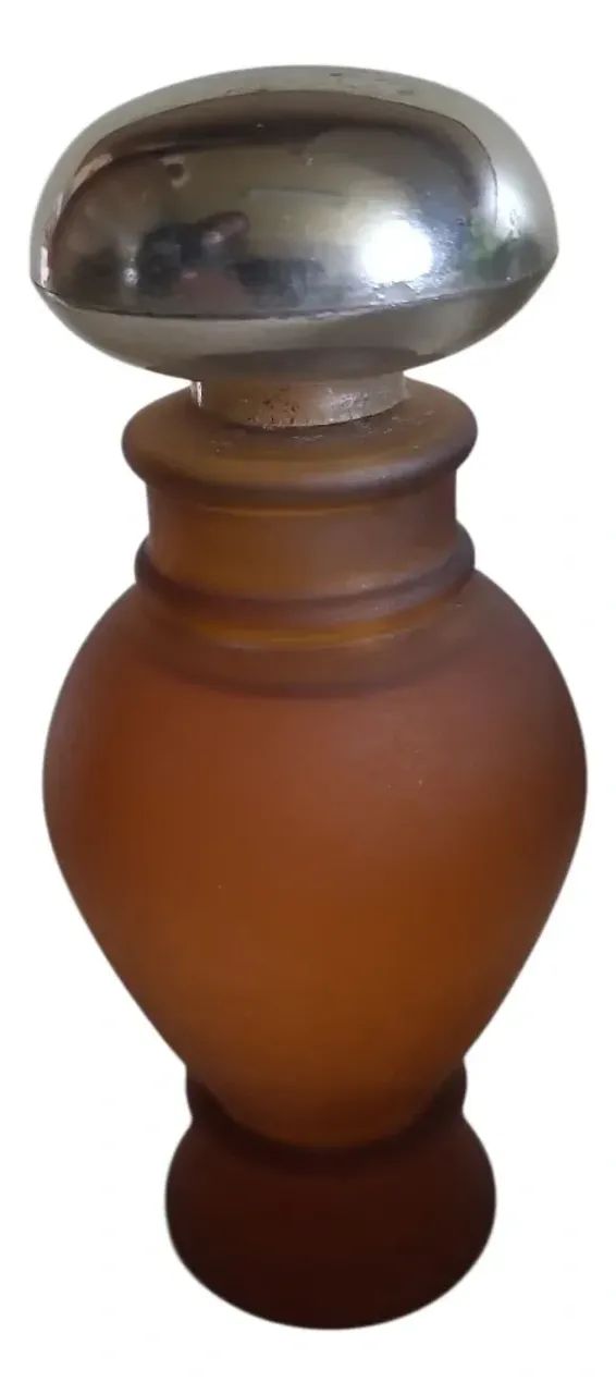 Frasco Antigo Perfume Vidro Âmbar Estilo Boticário (Usado)