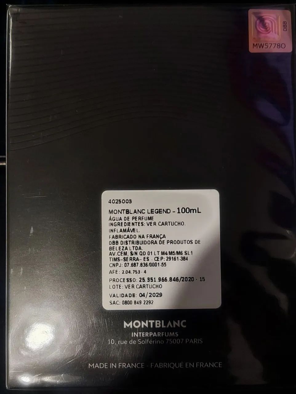 Perfume Masculino Montblanc Legend EDP 100ml - Foto 2