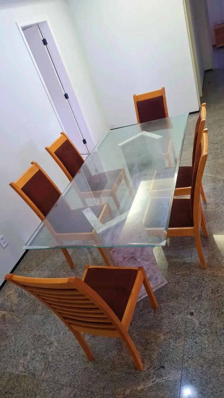 Vende-se Mesa 6 lugares e cama casal  - Foto 3